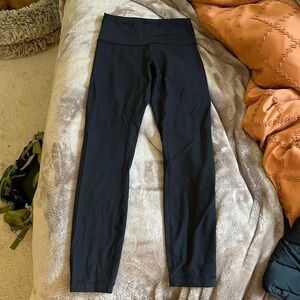 Lululemon wunder under high rise black leggings size 4